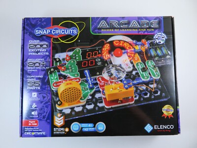 Elenco Snap Circuits Arcade Games Learning Fun SCA-200 Ages 8-108 New Open Box
