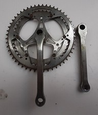 Guarnitura bici uomo sport in acciaio doppia corona denti 52/44,  Bianchi  Maino