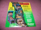 Vintage Arcade Game Ad 1989 Lights Camera Action Pinball Machine Ad — photo 1