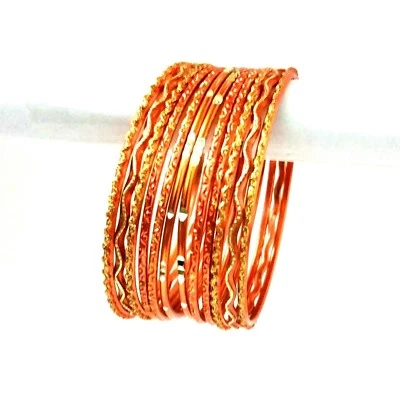 Indische Armreifen Set Ø6,5cm Armband Bollywood Schmuck Churiyan Anarkali - Bild 1 von 3