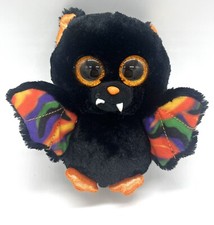 2014 Ty Beanie Boos Scarem Bat Halloween Plush Stuffed Animal 6 Inch No Tag