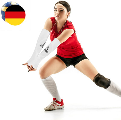 2 Paar Volleyball Armmanschetten, Volleyball Armschoner Jugend mit Schutzpolster