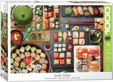 Sushi Table 1000 Piece Jigsaw Puzzle Eurographics New