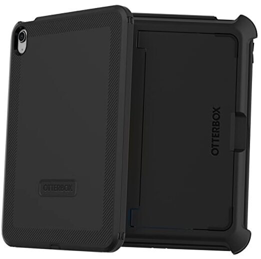 Rugged Black Defender Case for iPad 10th Gen Only - Durable Multi-Protection