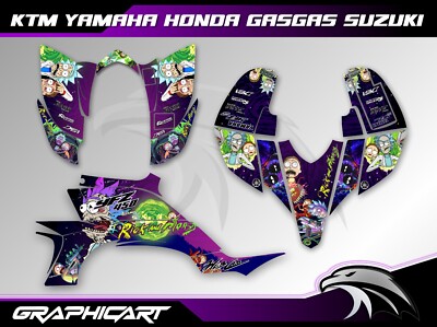 Full Graphics Set for Yamaha YFZ450 03 08   Customizable Decals Kit