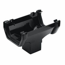 Square Line Guttering Variety Lightweight Black High Quality Rainwater Gutter
