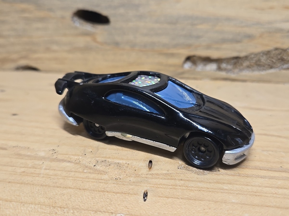 1999 Hot Wheels Black Car, Made for McDonald's, Made in China B102