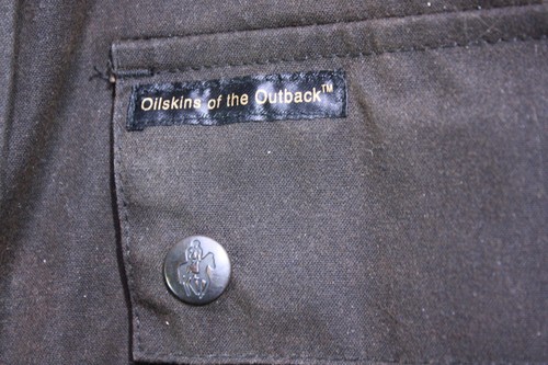 Outback Trading Company Waxed Canvas Duster Riding Coat - XL - Lined - Brown - Picture 4 of 9