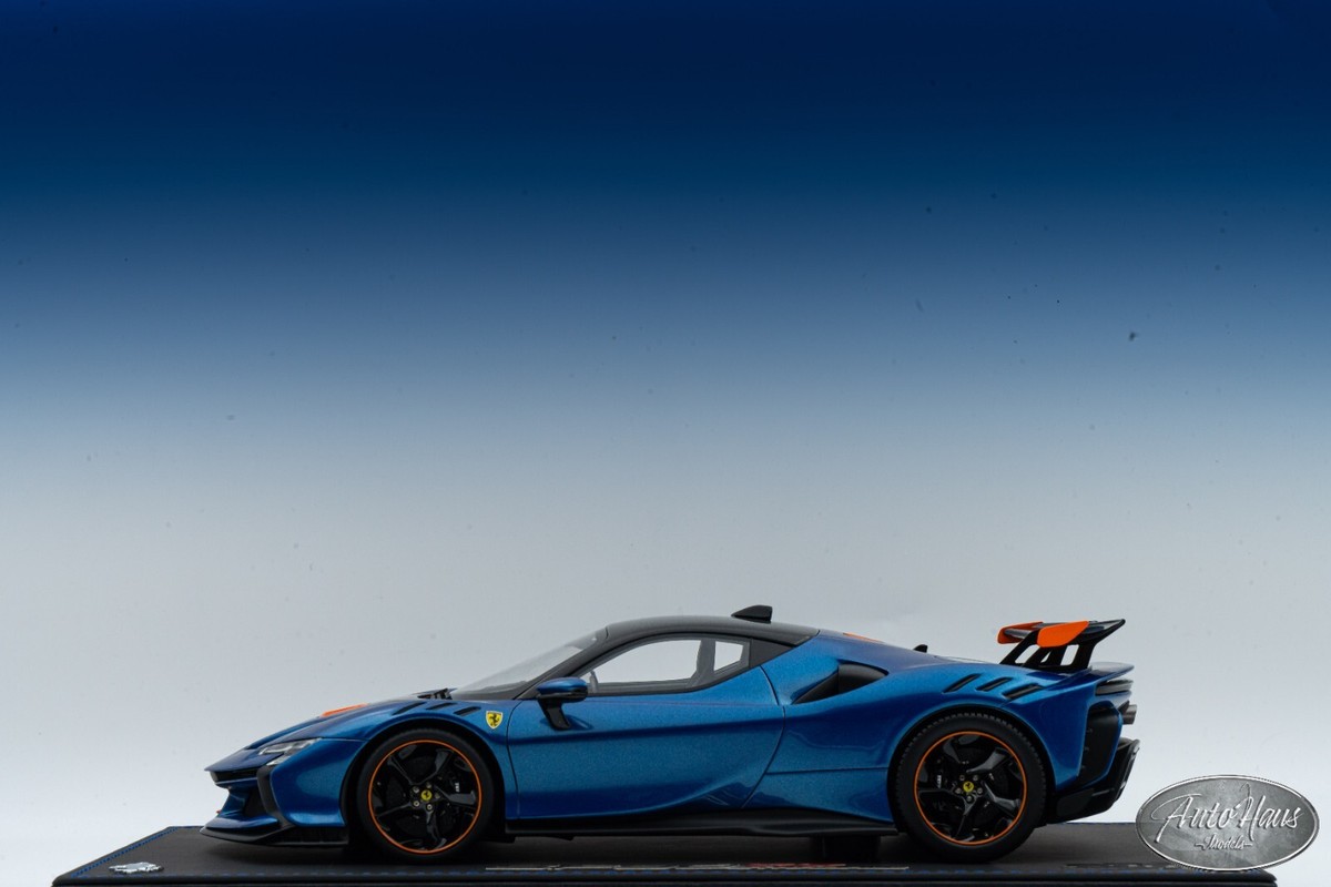 1/18 BBR Ferrari SF90 XX Stradale Blue Electrico 🤝ALSO OPEN