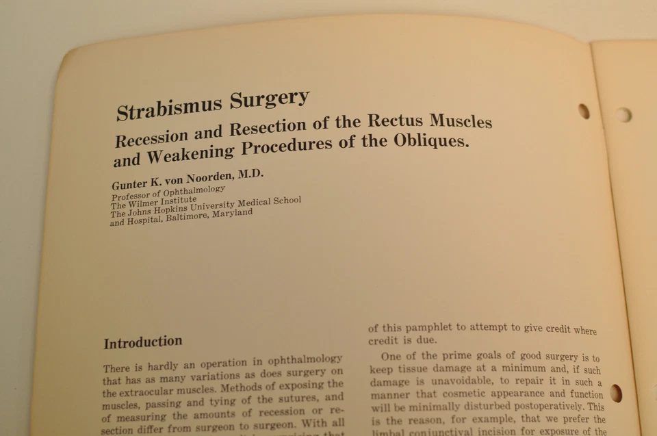 Vintage Ethicon 1972 Technics In Surgery - Strabismus Surgery by Gunter Noorden — 第 2/4 张图片