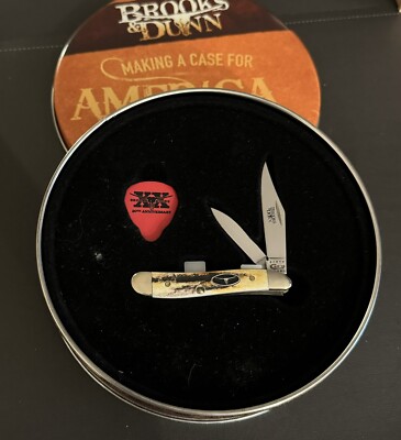 🔥 RARE 2010 Case XX Peanut Stag Brooks & Dunn POCKET Knife | eBay