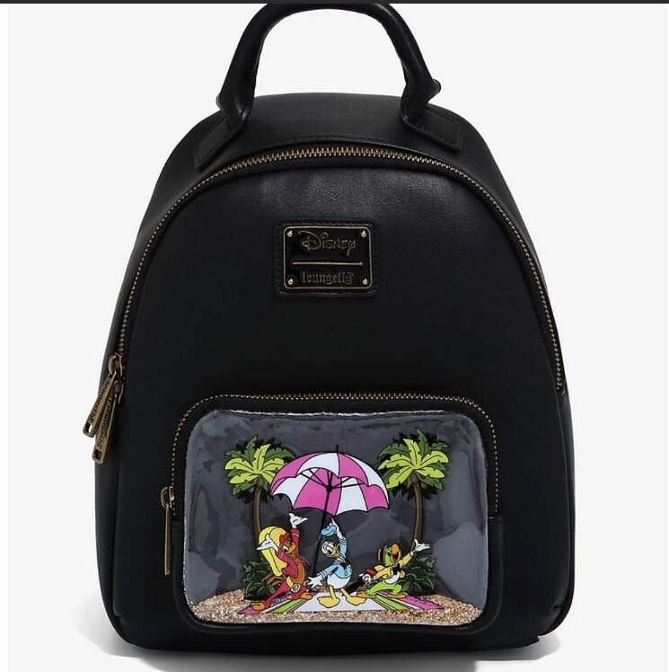 Loungefly Disney Three Caballeros Beach Sand Donald Duck backpack
