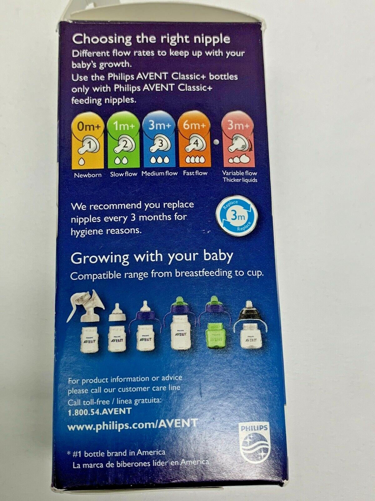 PHILIPS Avent Classic+ 4oz bottle 0M
