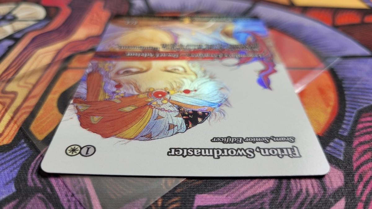 Firion, Swordmaster - Sram, Senior Edificer 3 Showcase Foil FINAL
