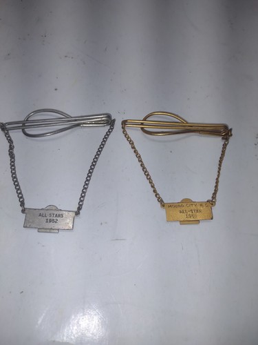 2 Vintage Antique BASEBALL TIE TACK CLIP 1950, 52, Mound City H.C. - Picture 2 of 4