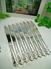 8    Oneida Silver     AZALEA     Stainless Steel   Dinner Knives     NEW  