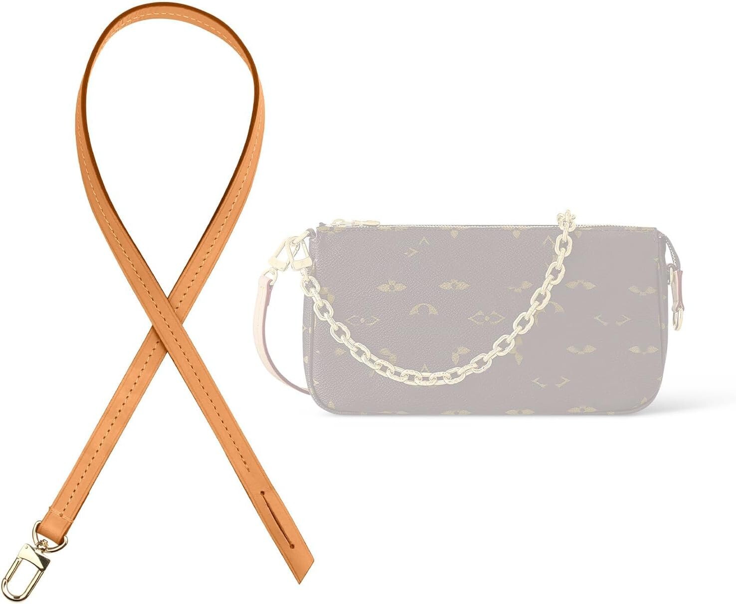 Exclusive 23.5in Leather Strap Replacement for Luxury Handbags - Chic Design