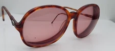 Vintage Polar Guard 15052 Tortoise Round Sunglasses Hong Kong FRAMES ONLY