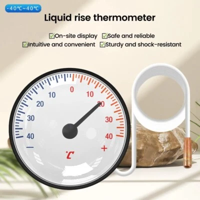 NOT SPECIFIED Präzises Zeigerthermometer mit 1 4m Kapillarrohr zur Temperaturmessung
