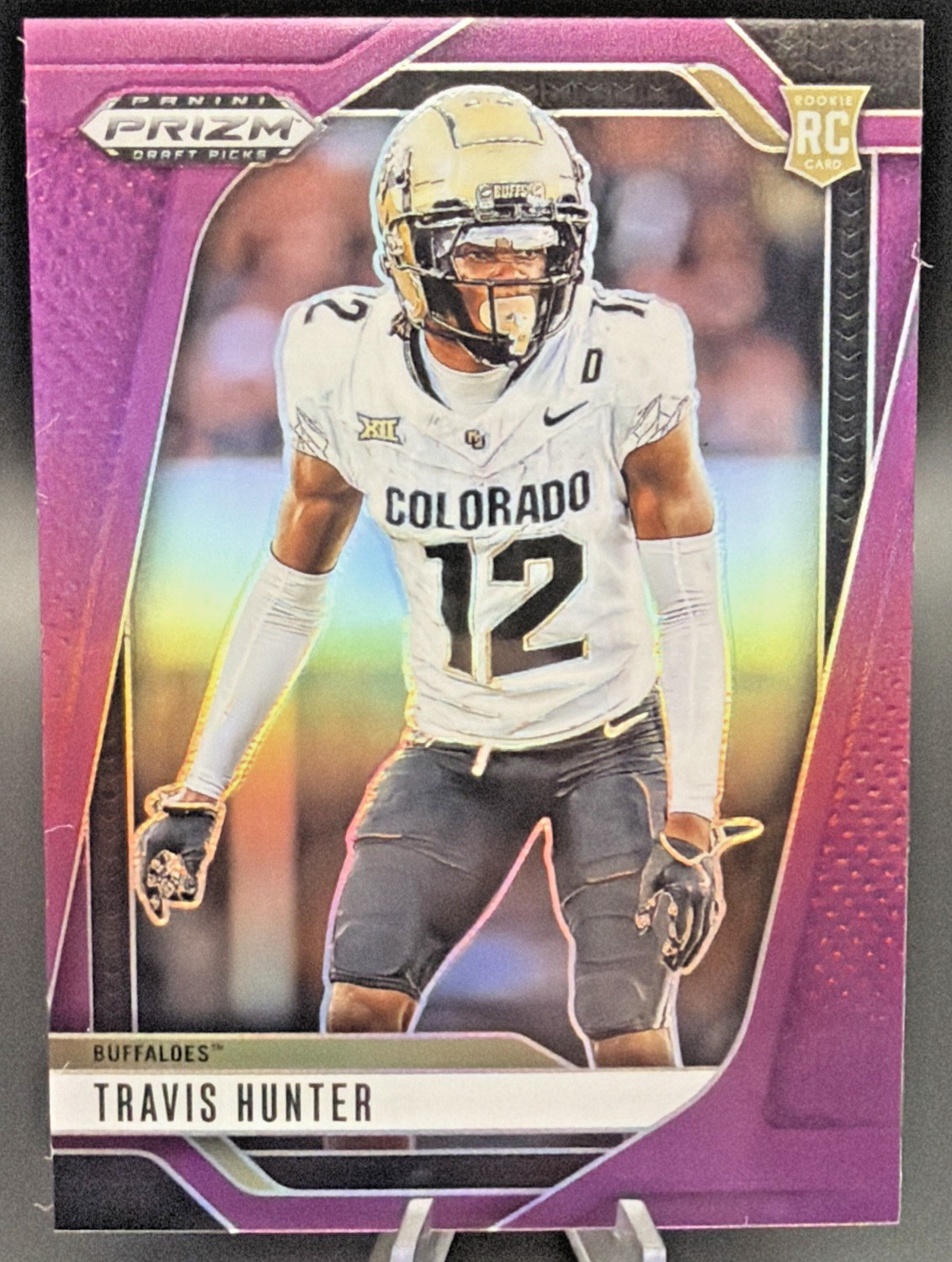 2025 Prizm Draft Picks Travis Hunter Purple Prizm /99 #20