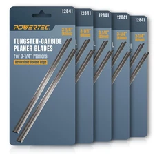 3-1/4in Tungsten Carbide Planer Blades 10 Pack for Porter Cable Hand Planer TCT