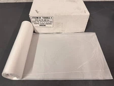 (QTY 200) 43 x 48" HDPE 56 Gallon High-Density 16 Micron Trash Can Liners / Bags