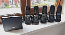 Siemens Gigaset N300A IP DECT Answering Machine with 5x Gigaset C620H Handsets