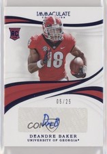 2019 Panini Immaculate Collegiate Auto Blue 5/25 Deandre Baker #74 Auto nd3