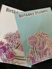 Birthday Stickers Variety Packs, Set Of 2