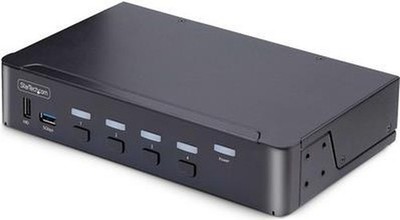 StarTech.com KVM Switch DisplayPort 4 Port 8K 60Hz / 4K 144Hz Single Display