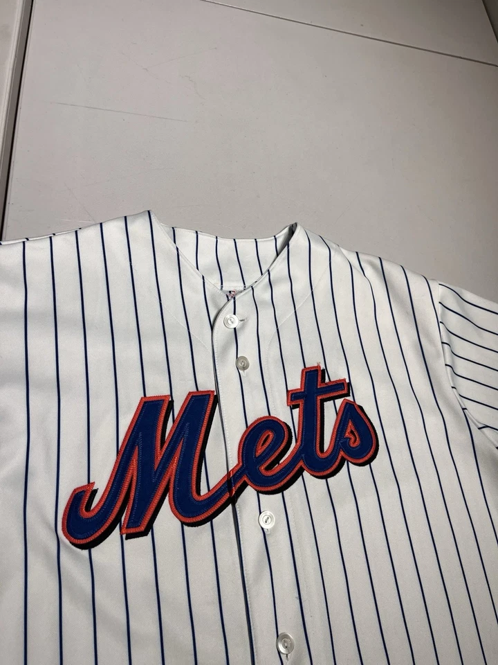 New York Mets Jersey Men’s XL Wright 5 Majestic Shirt Logo MLB Baseball VTG - Image 4 of 4
