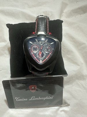Limited Edition New Battery TONINO LAMBORGHINI Spyder 12H-6 Black