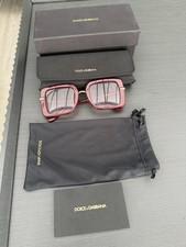 Image of Brand new Dolce and Gabbana D&G Bordeaux burgundy sunglasses DG4491