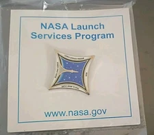 NASA Kennedy Space Center Pin Launch Services Earth's Bridge Pin