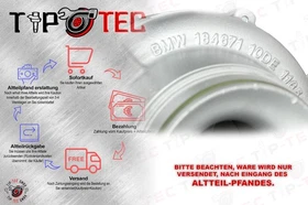 Turbolader 18467110de 008513122 BMW 1er3 er 2.0 1168513122 9VB0 10873559 8513122