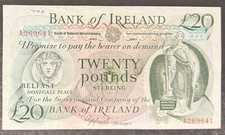 **NORTHERN IRELAND** **BANK OF IRELAND £20 NOTE** *BICENTENARY* **A269641**