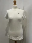 Puma ESS Small Logo Women’s Tee Size Small White NWT Casual T-Shirt