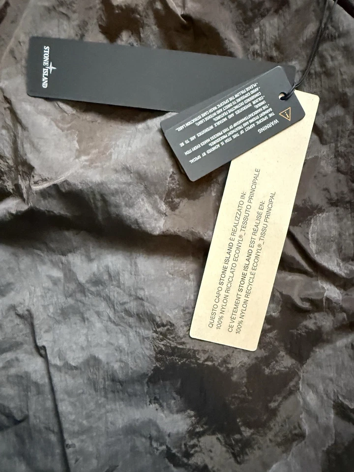 Stone Island Nylon Metal Econyl Khaki Swim Shorts Trunks Mens XXL BNWT DS - Image 4 of 4