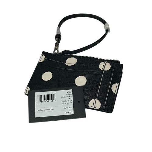 Kate Spade Morgan Sunshine Dot Card Case Wristlet - Picture 7 of 7