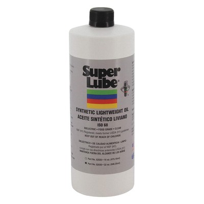 SUPER LUBE 52030 Synthetic Oil,ISO 68, 1 qt,Bottle 44N754