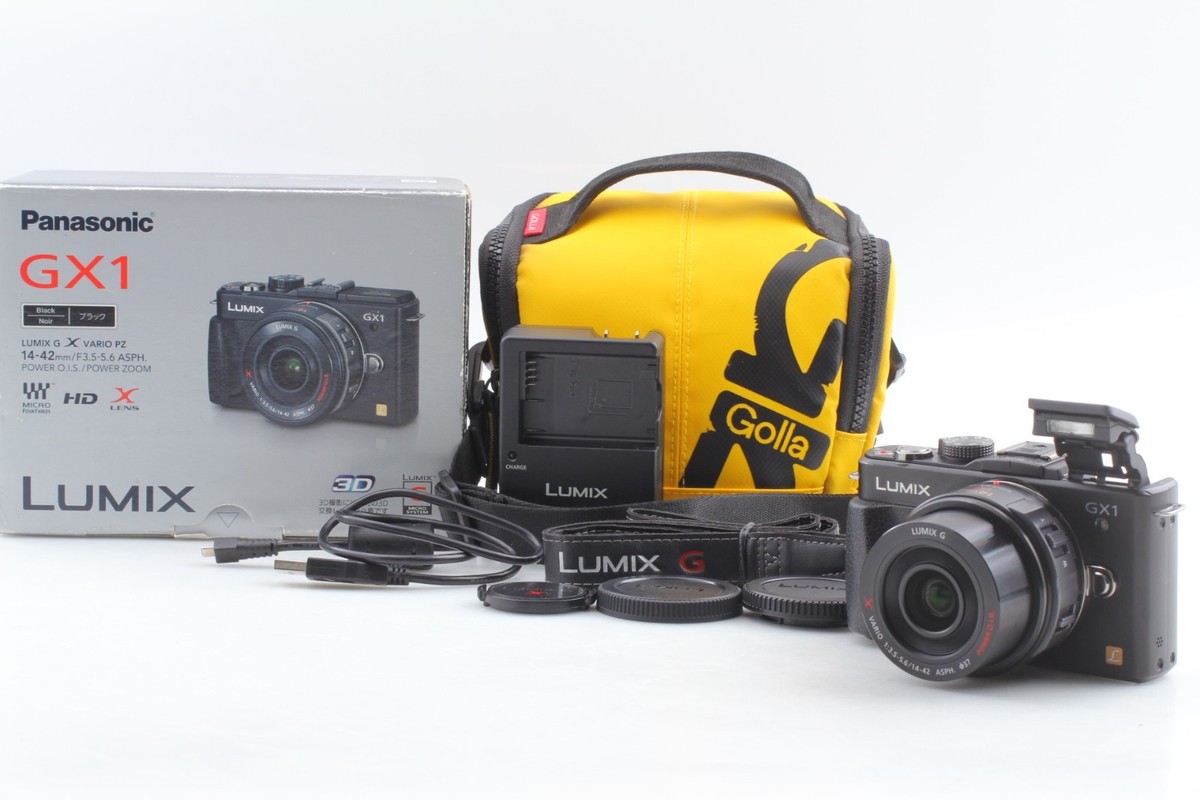 【美品】LUMIX DMC-GX1 PZ14-42mm セット English [MINT] Panasonic LUMIX DMC GX1 Black G X PZ 14-42mm Lens