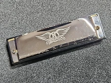Aerosmith Rare Promo Hohner Harmonica C  Steven Tyler Joe Perry 