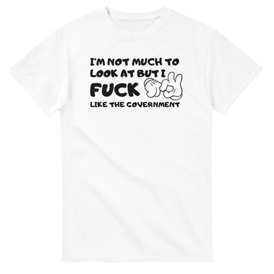 I'm Not Much to Look At, But I F Like the Government T-Shirt