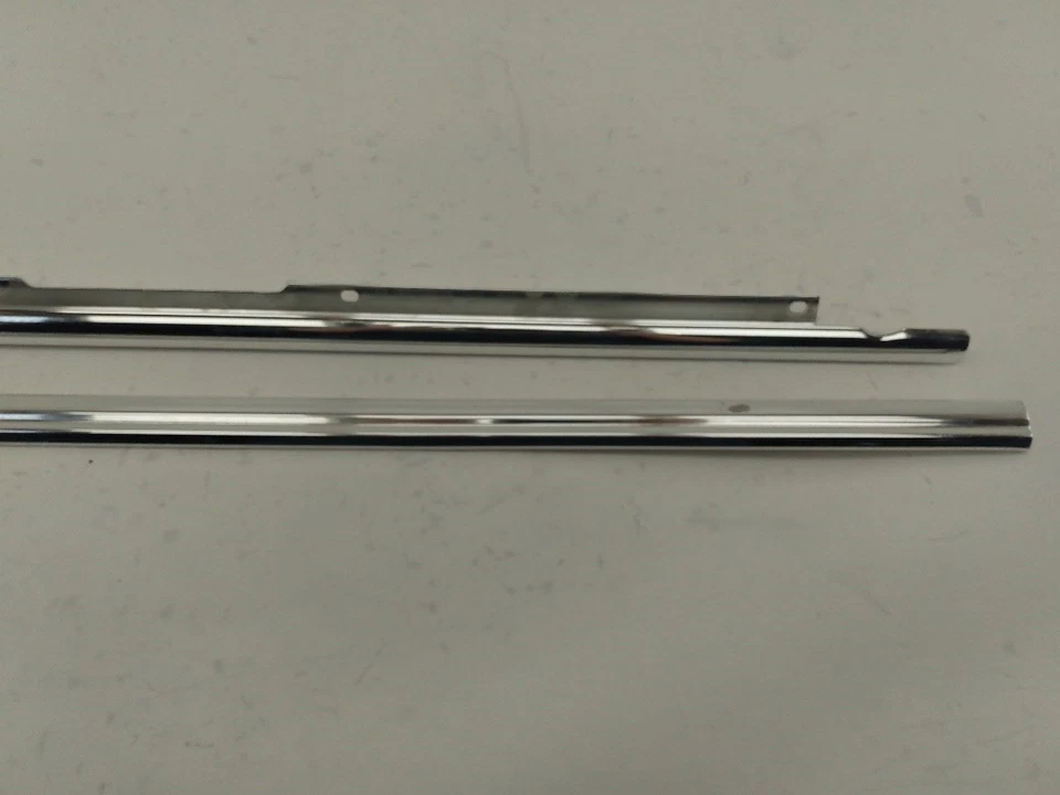 BMW 533i E28 Set Of 4 Door Window Sweep Molding Chrome Fits 1982-1988 82 83 84 - Image 2 of 4