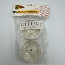 Vintage Schumacher Cougar 2 White Rear Wheel U1147X