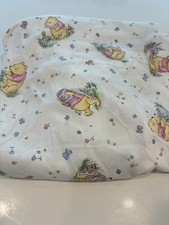Vtg 1998 Red Calliope Classic Winnie The Pooh Crib Fitted Sheet