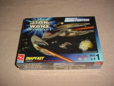 AMT ERTL 1/48 Droid Fighters Star Wars Episode I, Model Kit # 30118   NISB
