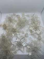 Vintage Star Snowflake Shade Set of 15 Star Covers RARE Mini String Light Covers