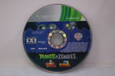 Plants vs Zombies Microsoft Xbox 360 Disc Only