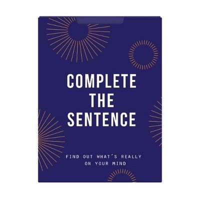 Complete the Sentence: Find out what's really on your mind by The School of Life